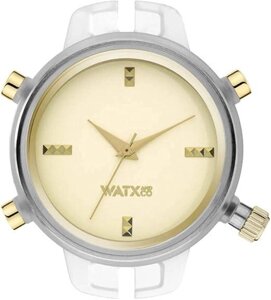 Жіночий годинник BOX WATXANDCO RWA7022 прозоро-жовтий