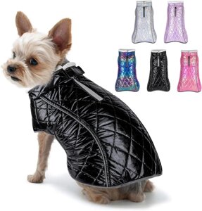 Зимова куртка HAOCOO для собак розмір S (чорний)