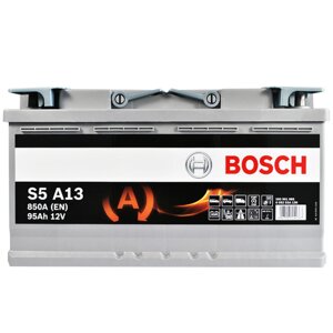 Акумулятор автомобільний BOSCH AGM (S5A 130) (L5) 95Ah 850A R+