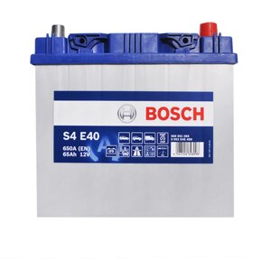 Акумулятор автомобільний BOSCH EFB Asia (S4E 400) (D23) 65Ah 650A R+