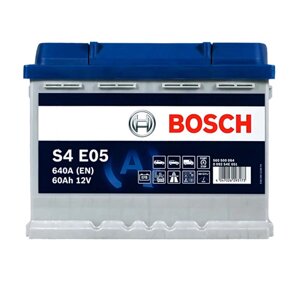 Акумулятор автомобільний BOSCH EFB (S4E 051) (L2) 60Ah 640A R+