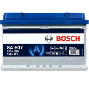 Акумулятор автомобільний BOSCH EFB (S4e 070) (LB3) 65ah 650A R+