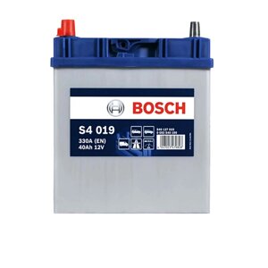 Акумулятор автомобільний BOSCH (S40 190) (B19) Asia 40Ah 330A L+