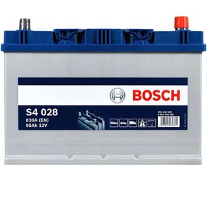 Акумулятор автомобільний BOSCH (S40 280) (D31) Asia 95Ah 830A R+ н. к.