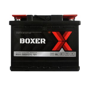 Акумулятор автомобільний BOXER (L2) 60Ah 520A R+