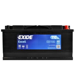 Автомобільний акумулятор EXIDE Excell 110Аh 850A R+L6)