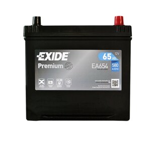 Автомобільний акумулятор EXIDE Premium Asia (D23) 65Аh 580A R+