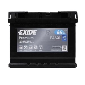 Автомобільний акумулятор EXIDE Premium (EA640) 64Аh 640Ah R+