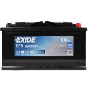 Автомобільний акумулятор EXIDE Start-Stop EFB 100Аh 900A R+