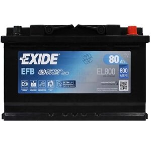 Акумулятор автомобільний EXIDE Start-Stop EFB 80Аh 800A R+