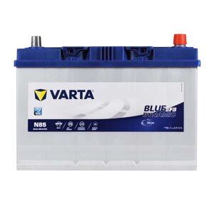 Акумулятор автомобільний VARTA Blue Dynamic EFB Asia (N85) 85Ah 800A R+D31 н. к.)