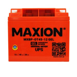 Акумулятор промисловий Maxion BP OT 45Ah 12V GEL