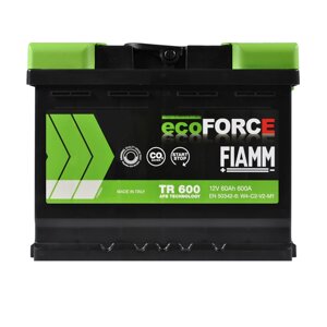 Автомобільний акумулятор FIAMM Ecoforce AFB 60Аh 600А R+TR600) (L2)