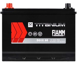 Автомобільний акумулятор FIAMM Titanium Black Asia 95Аh 760А L+