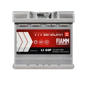 Автомобільний акумулятор Fiamm Titanium Pro 54Аh 520А R+L1)