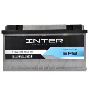 Автомобільний акумулятор INTER EFB 110Ah 920A R+L5)