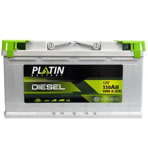 Автомобільний акумулятор PLATIN Silver Disel MF 110Ah 1000A R+