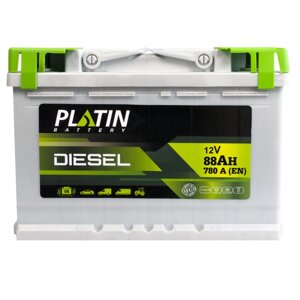 Автомобільний акумулятор PLATIN Silver Disel MF 88Ah 780A R+