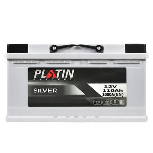 Автомобільний акумулятор PLATIN Silver MF 110Ah 1000A R+ L5