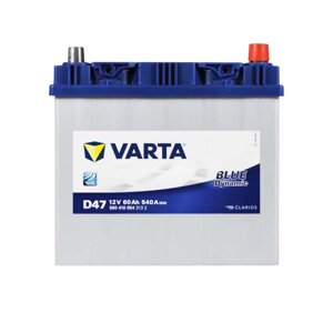 Автомобільний акумулятор VARTA Blue Dynamic Asia 60Ah 540A R+правий +D47