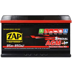 Автомобільний акумулятор ZAP AGM (L5) 95Ah 850A R+595 02)
