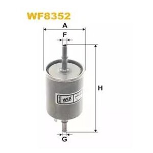 Фільтр паливний Wix WF8352 Daewoo Lanos 1.3; 1.5; 1.6