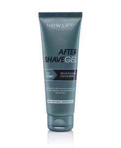 Гель після гоління з алое вера 80 мл New Life After shave gel for men