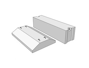 Фундаментні блоки ФБС 12.4.6