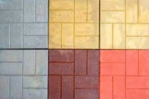 Плитка тротуарної армованої 500x550ммм, кольорова