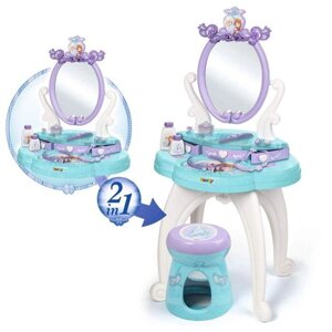 2 ПО ЦЕНЕ 1 Smoby Frozen Столик туалетний із дзеркалом 320224