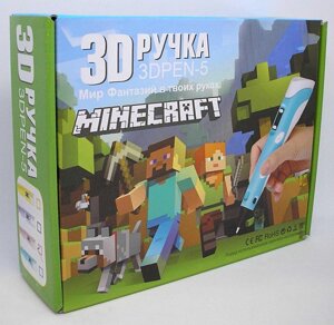 3D-ручка для дітей із трафаретами дисплеєм майнкрафт Minecraft 3Д