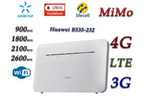 3G 4G LTE стаціонарний WiFi Роутер cat 7 Huawei B535-232 Київстар Лайф