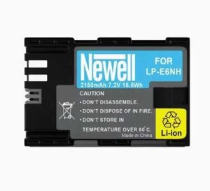 Батарея newell LP-E6nh для canon 5DM4/6D/6DII/R/R5/R6 (NL2408)