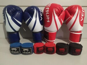Боксерські рукавички бинти для боксу Venum, Everlast, Top Ten, FGT
