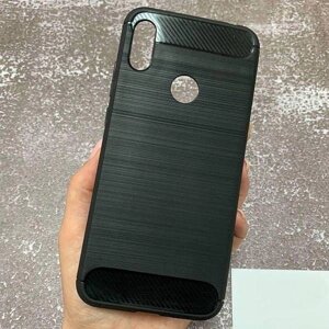 Чохол Carbon TPU для Huawei Y6 2019 чорний щільний код 5