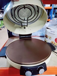 Електрична піч для піци Homelux, кругла, 2800 Вт, кам’яна плита, 400°C