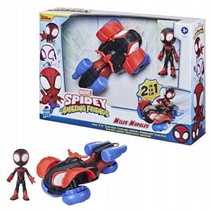 Hasbro машинка машина Spidey amazing friends чорна пантера