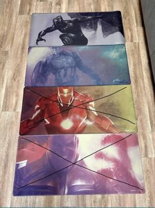 Ігрова поверхня 900х400. Килимки для миші. Deskmat. Marvel