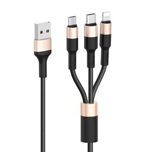 Кабель Hoco Combo Micro USB/Lightning/Type-C Xpress X26 1 м 2A