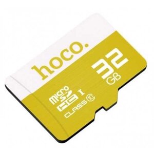 Картка пам'яті Hoco Micro SDHS 32 GB Жовта