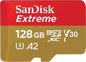 Картка пам'яті SanDisk microSD 128 GB C10 UHS-I U3 160 МБ/с (б/у)