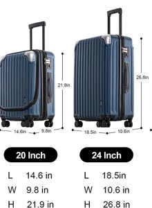 Комплект із двох дорожніх валіз LEVEL8 Grace Luggage Sets