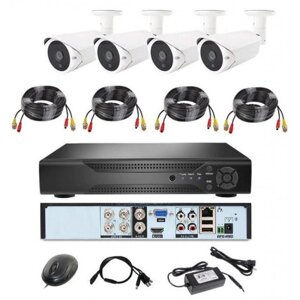 Комплект системи відеоспостереження 4 камери PRO VISION UKC KIT 1080p, 2М