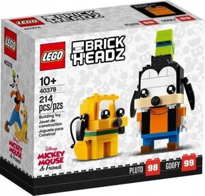 Конструктор LEGO Гуфі та Плутон 40378 BrickHeadz
