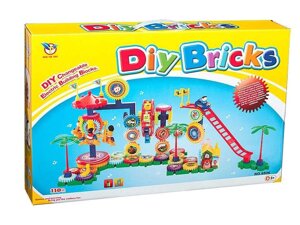 Конструктор музичної шестерні DIYBRICKS на батарейках 110 деталей