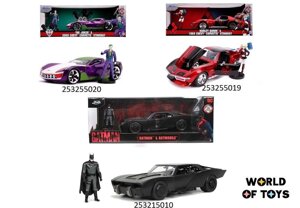 Машинка метал Jada Бетмен, Джокер, Харлі Квін, 3 види, 253215010
