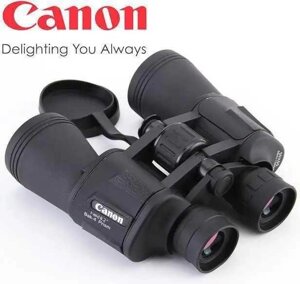 Потужний водонепроникний бінокль Canon 20x50 із захисним клапаном лінз