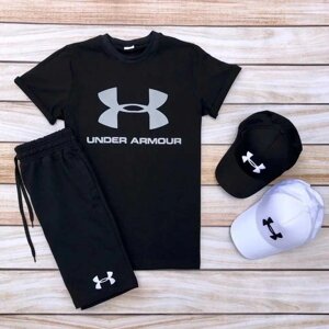 Чоловічий спортивний костюм літній Under Armour Комплект Шорти Футболка