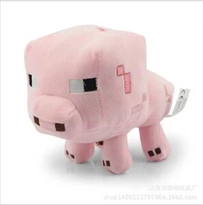 М'яка іграшка Свинка з гри Minecraft Майнкрафт
