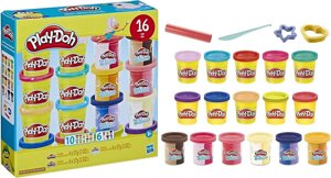Набір ігровий Плей До з 16 банок пластиліну маси для ліплення Play-Doh